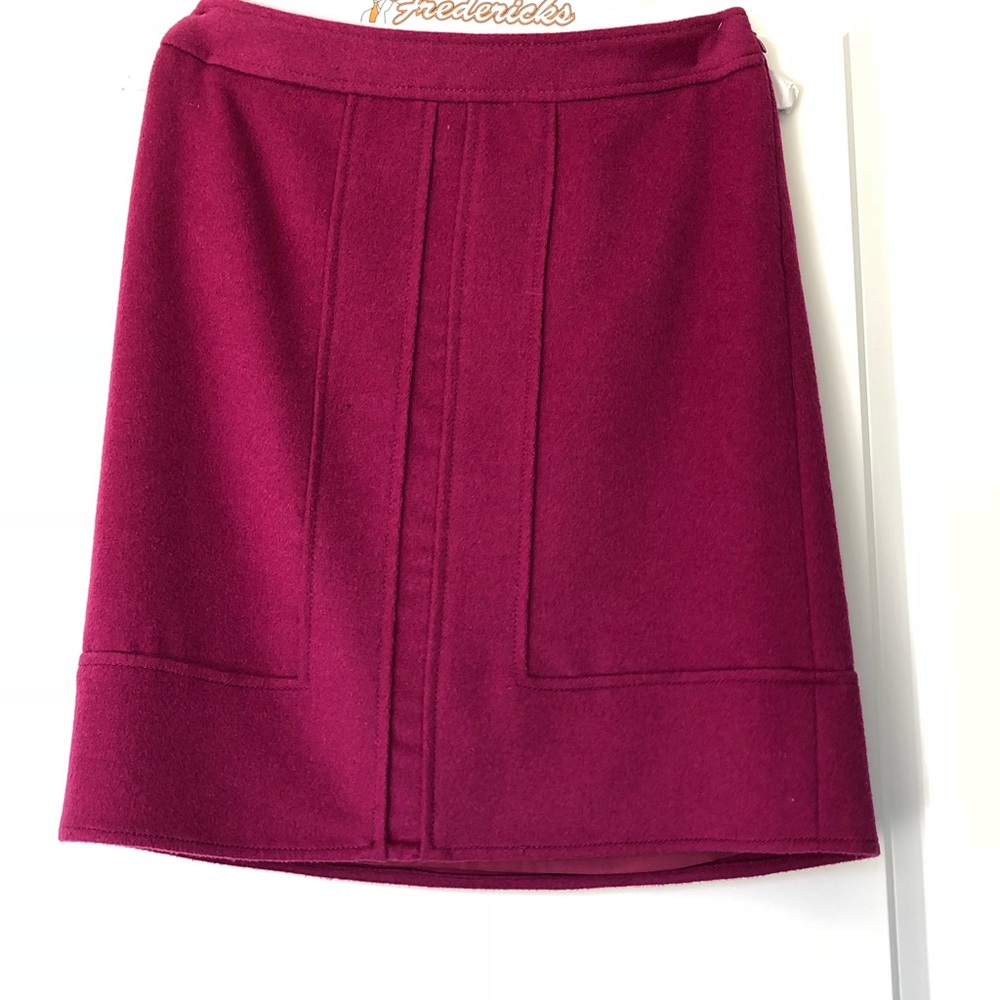 Gorgeous Ann Taylor Fushia Wool Skirt